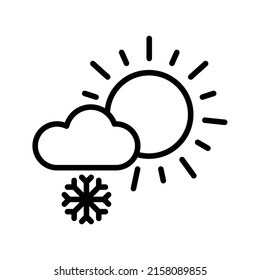 Weather icon. weather report forecast sign. vector illustration