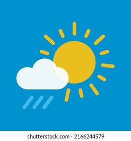 Weather icon. weather report forecast sign. vector illustration