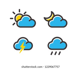 Weather icon set