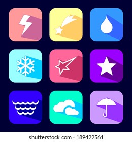 Weather icon set