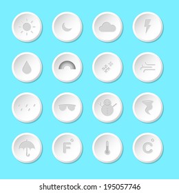 Weather icon set