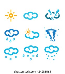 Weather icon set