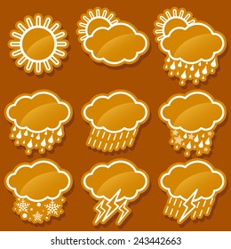 Weather icon set
