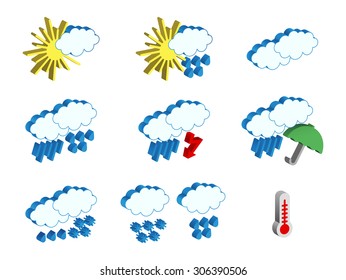 Weather icon set
