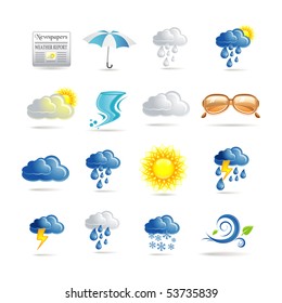 Weather icon set