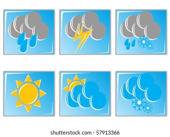Weather icon set
