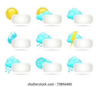 Weather icon set