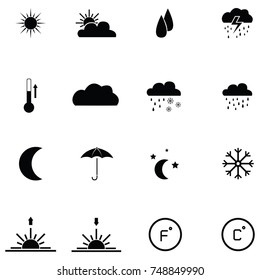 weather icon set
