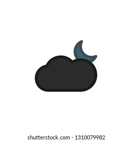 weather icon set with 4 type icon (line,glyph,outline,and flat) editable vector.