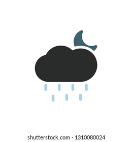 weather icon set with 4 type icon (line,glyph,outline,and flat) editable vector.