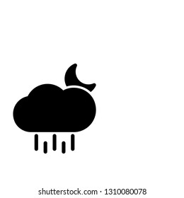 weather icon set with 4 type icon (line,glyph,outline,and flat) editable vector.