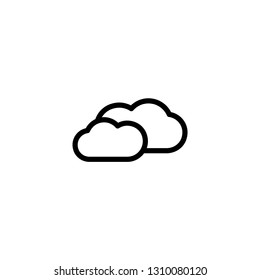 weather icon set with 4 type icon (line,glyph,outline,and flat) editable vector.