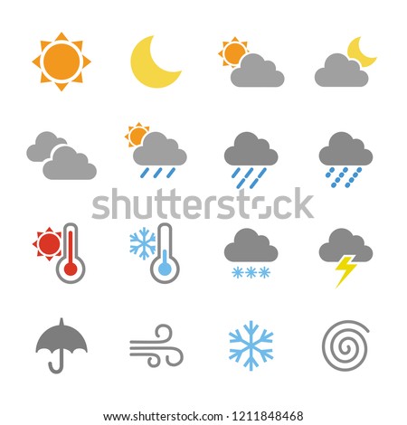 Weather icon set