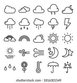 Icono del tiempo Juego de iconos Diseño Vector de la ilustración 