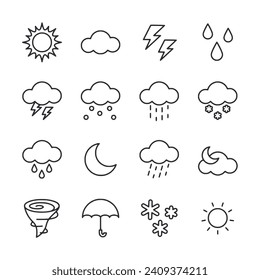 Icono del tiempo aislado en blanco