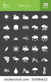 Weather icon set. Suitable for web apps, mobile apps and print media.