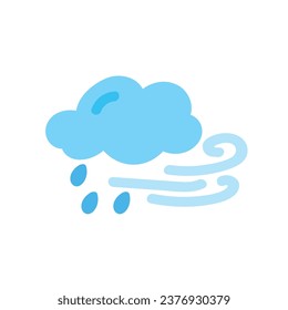 weather icon set sun rain thunderstorm dew wind snow cloud night sky for forecast