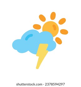 weather icon set sun rain thunderstorm dew wind snow cloud night sky for forecast