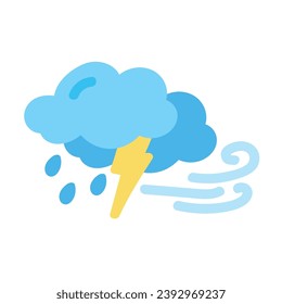 weather icon set sun rain thunderstorm dew wind snow cloud night sky for forecast