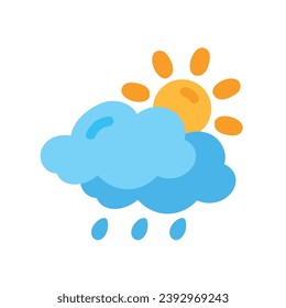 weather icon set sun rain thunderstorm dew wind snow cloud night sky for forecast