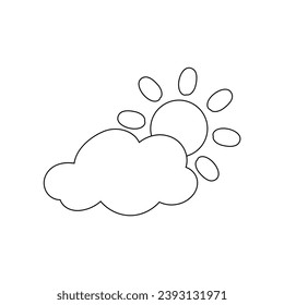 weather icon set sun rain thunderstorm dew wind snow cloud night sky for forecast