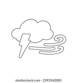 weather icon set sun rain thunderstorm dew wind snow cloud night sky for forecast