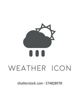 weather icon. sign design