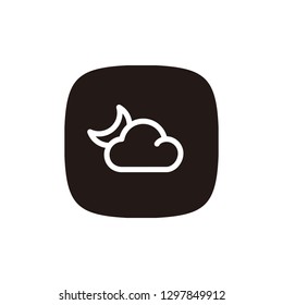 Weather icon sign symbol