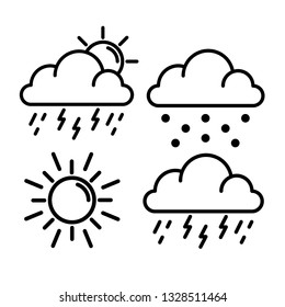 weather icon simple line