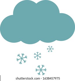 weather icon snow snowy vector