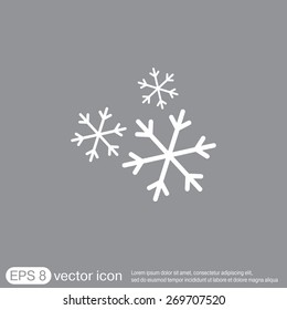 weather icon, snowflake sign