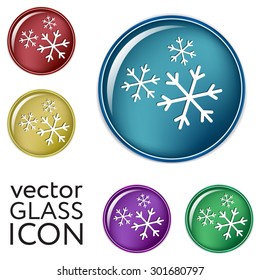 weather icon, snowflake sign