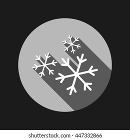weather icon, snowflake sign