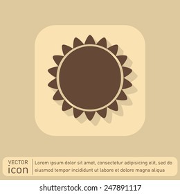 weather icon. sun
