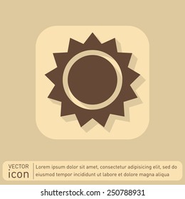 weather icon. sun