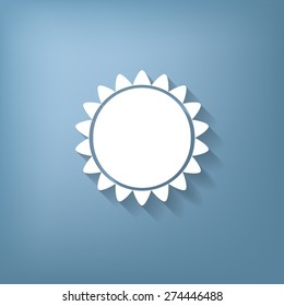 weather icon. sun
