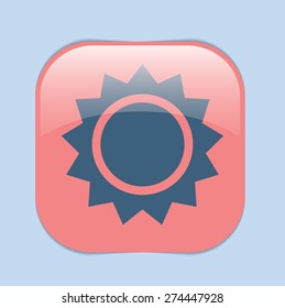 weather icon. sun