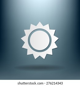 weather icon. sun
