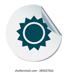 weather icon. sun