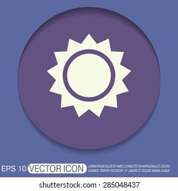 weather icon. sun