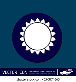 weather icon. sun