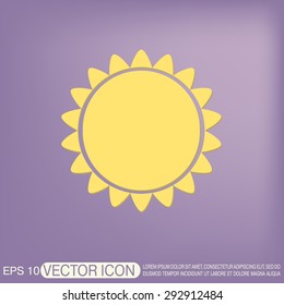 weather icon. sun