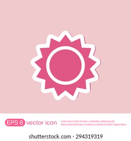 weather icon. sun