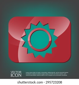 weather icon. sun