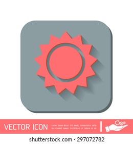 weather icon. sun