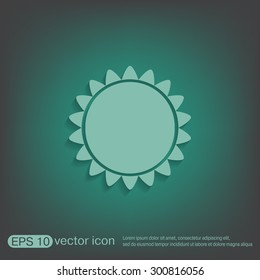 weather icon. sun