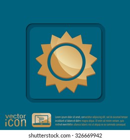 weather icon. sun