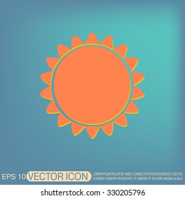 weather icon. sun