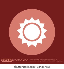 weather icon. sun