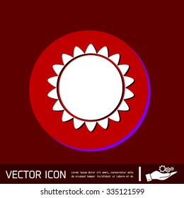 weather icon. sun